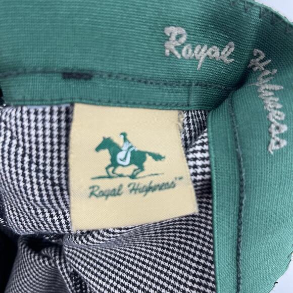 Royal Highness Women's 4-6 Check Equestrian Jodhpurs Riding Pants Suede Seat - Picture 7 of 7